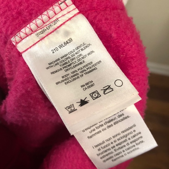 Columbia Pink Fleece Zipper Front Jacket - Picture 5 of 7